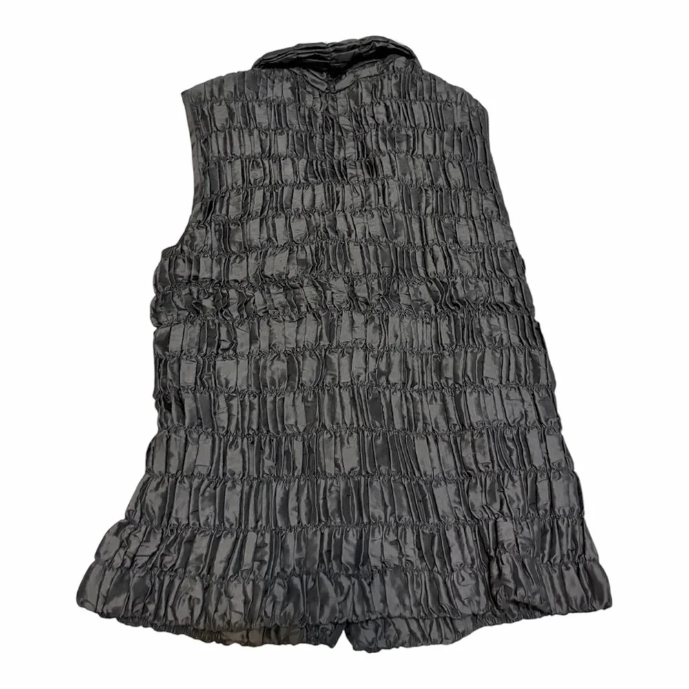 Richard K. Tsao 100% Thai Silk Textured Vest Top Size S